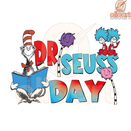 Funny Dr Seuss Day SVG PNG for Birthday Party Fun