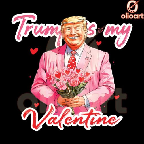 Funny Retro Trump Valentine Love SVGPNG Design