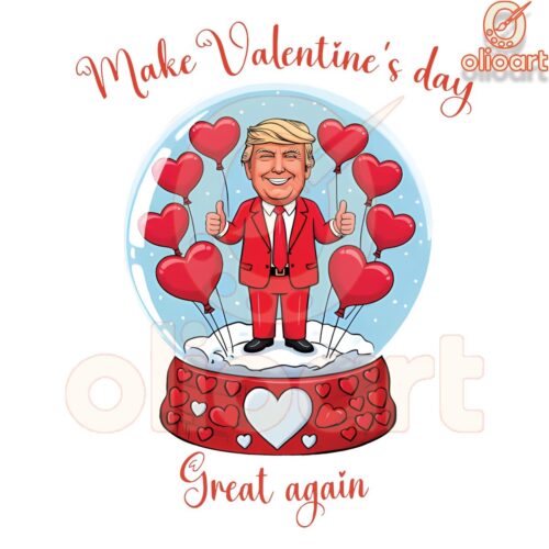 Funny Trump Lovers PNG to Make Valentines Day Great Again