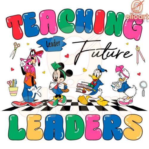 Future Leader Mickey Friends SVG Design for Teaching Fun