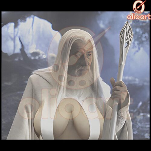 Gandalf Big Naturals LOTR Parody PNG Design