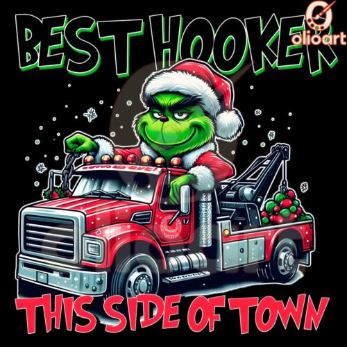 Grinch PNG Best Hooker in Town Design