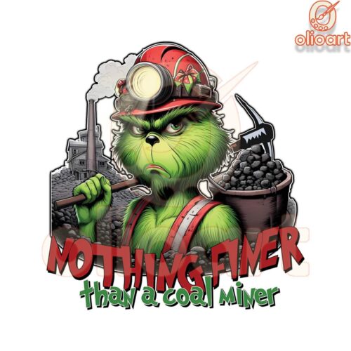 Grinchmas Spirit Coal Miner Edition PNG