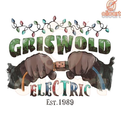 Griswold Christmas Electric Co 1989 PNG Design