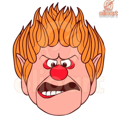 Heat Miser Face SVG A Miser Brothers Classic Design