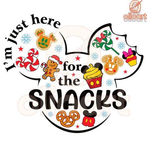 Here for the Snacks Disney SVG Magic