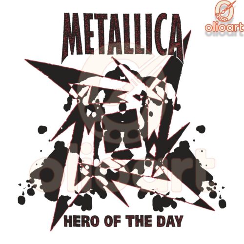 Hero Of The Day Metallica Song Design SVG