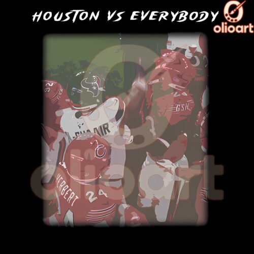 Houston Texans Football Houston vs Everybody PNG Design