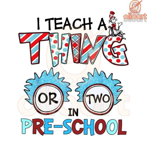 I Teach Tiny Humans Preschool SVGPNG File