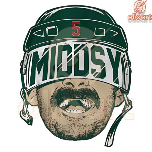 Jake Middsy Middleton Minnesota Wild Player SVGPNG