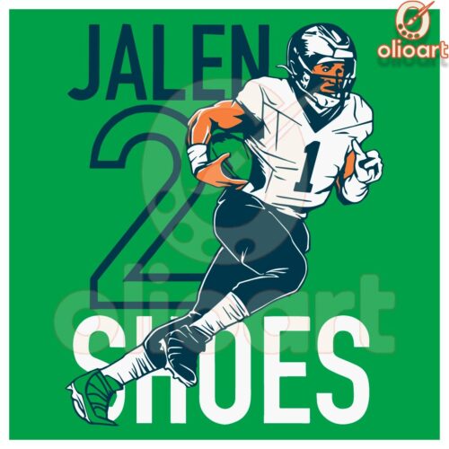 Jalen Hurts Two Shoes SVG Philadelphia Eagles Fan MustHave