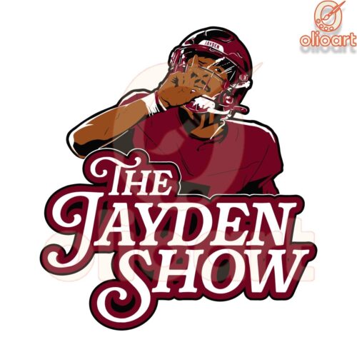 Jayden Daniels Football Star SVG The Jayden Show