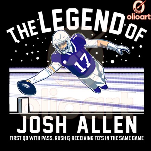 Josh Allen The Buffalo Bills Legend in PNG Glory