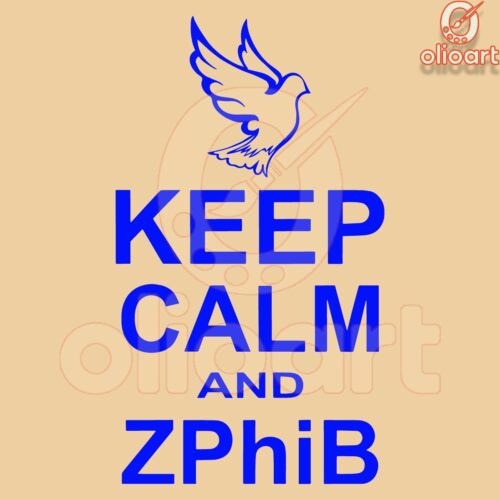 Keep Calm and Represent Zeta Phi Beta SVG