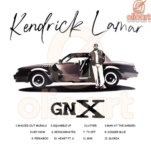 Kendrick Lamar Gnx Album Tracklist Cover PNG