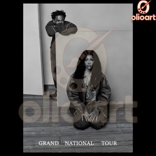 Kendrick Lamar SZA Grand Tour PNG Design