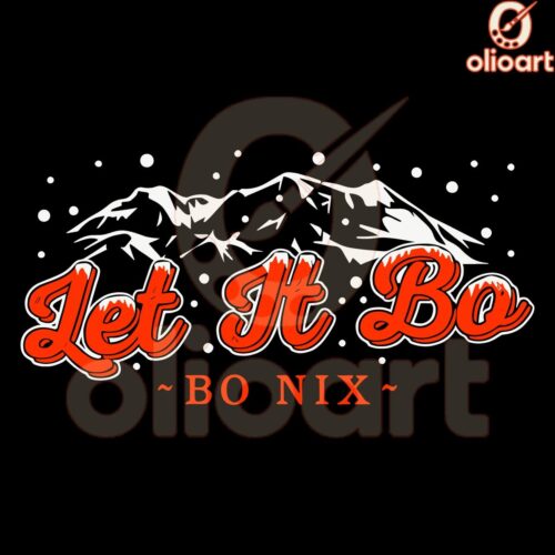 Let It Bo Bo Nix Denver Broncos NFL Football SVG