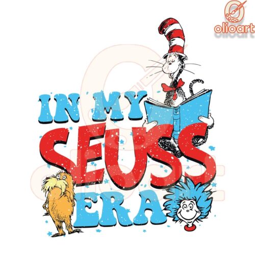 Living My Seuss Era Read Across America SVG Design