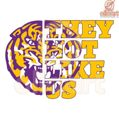 LSU Tigers Football NCAA Pride Theyre Not Like Us PNG