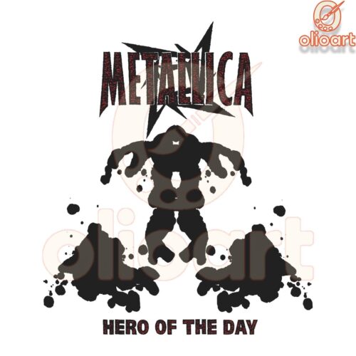 Metallica Band Hero Of The Day Song SVG