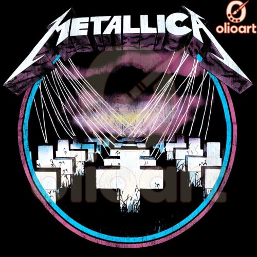 Metallica Master Of Puppets Circle PNG