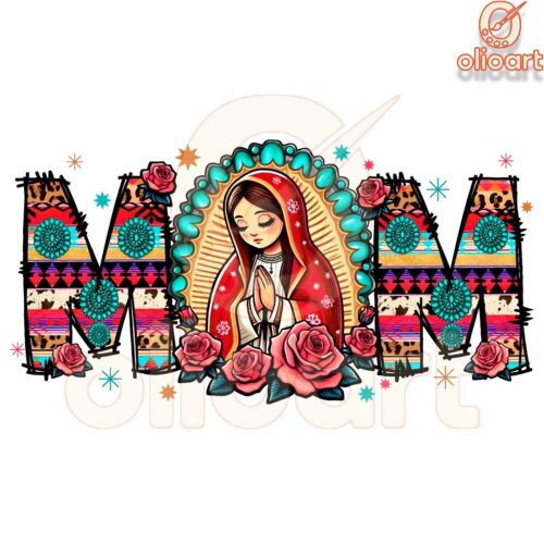 Mexican Moms Virgen de Guadalupe PNG Art