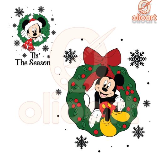 Mickey Minnie Mouse Christmas Cheer SVGPNG Design