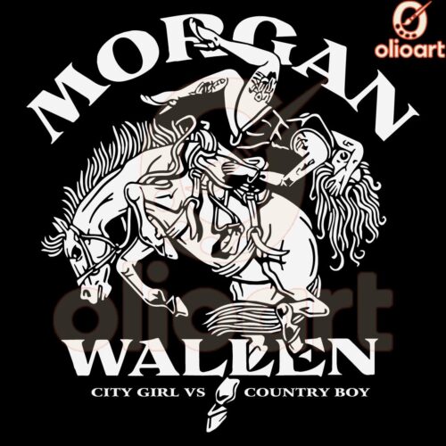 Morgan Wallen SVG City Girl Meets Country Boy Anthem