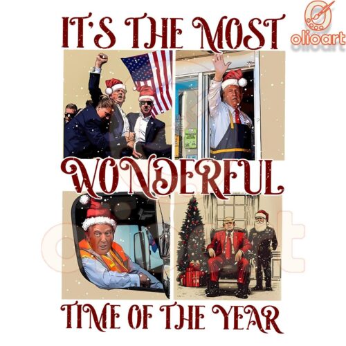 Most Wonderful Time of the Year Christmas Trump SVGPNG