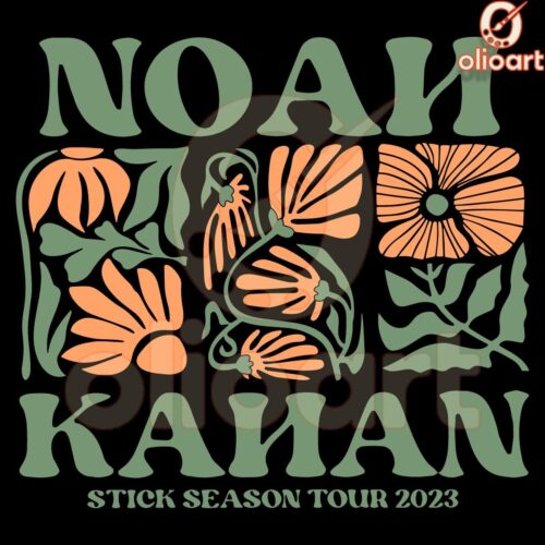 Noah Kahan Tour Stick Season SVG Magic