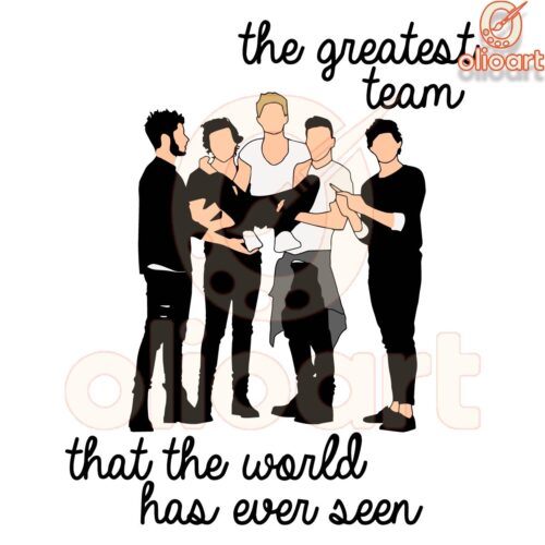 One Direction Greatest Team the Worlds Ever Seen SVG Design