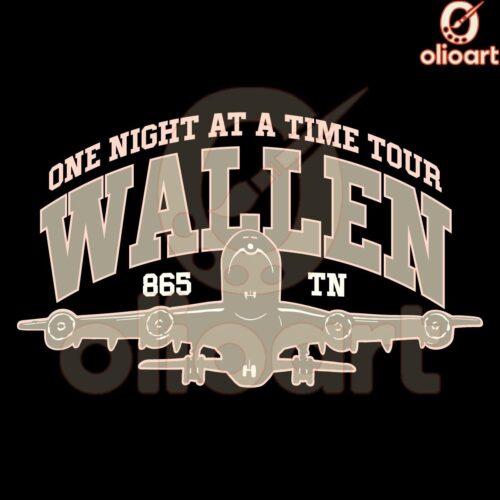 One Night at a Time Tour Morgan Wallen 865 TN SVG Design