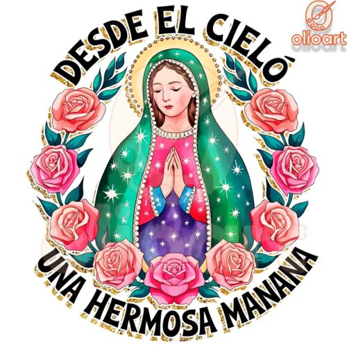 Our Lady of Guadalupe Virgin Mary Digital Art PNG