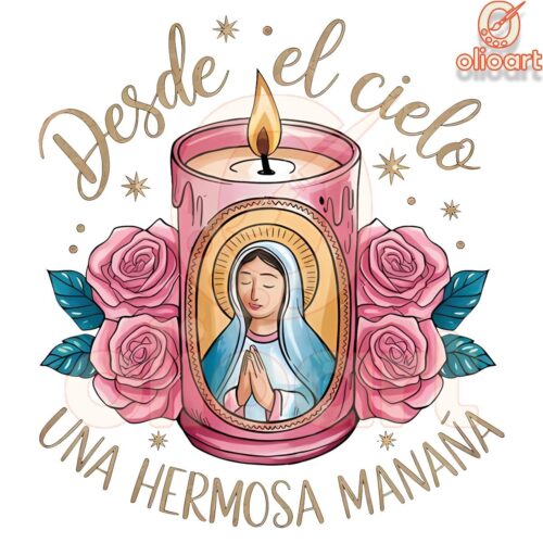 Our Lady of Guadalupe Virgin Mary Stunning PNG Art Design