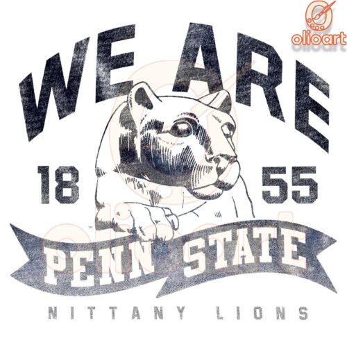 Penn State Nittany Lions 1855 Pride SVGPNG