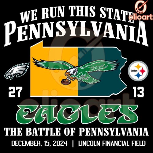 Pennsylvania Pride Eagles 2713 Steelers Victory SVG