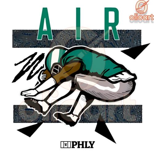 Phly High with Philadelphia Eagles Football PNG