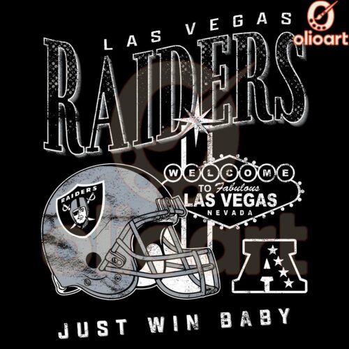 Raiders Just Win Baby Welcome to Fabulous Vegas SVG PNG