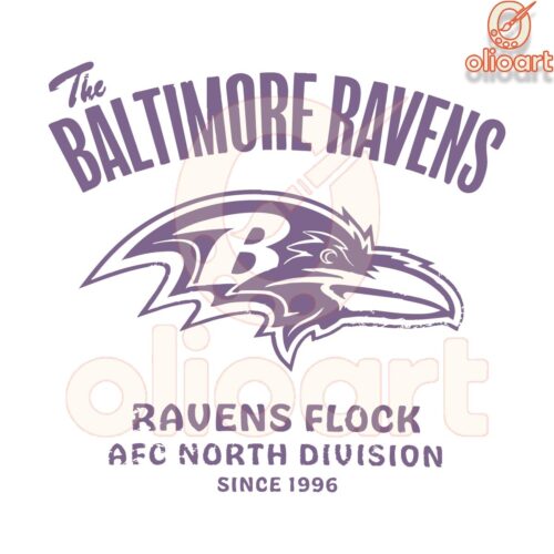 Ravens Flock SVG for Baltimore Football Fans