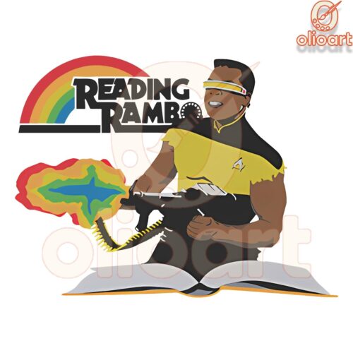 Reading Rambo Rainbow Meme Fun in PNG