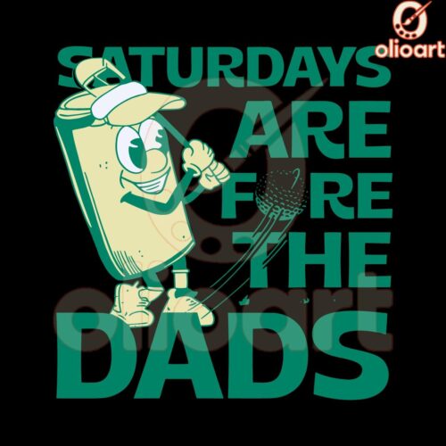 Retro Saturdays Perfect for GolfLoving Dads PNG