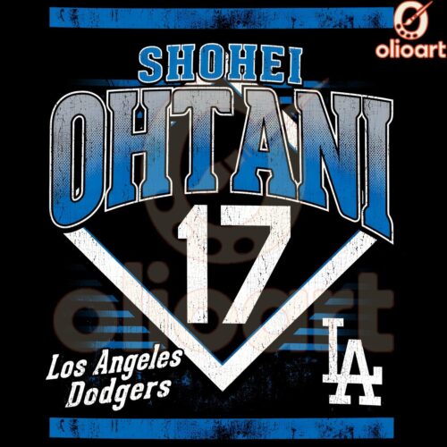 Retro Shohei Ohtani MLB Players PNG for Dodgers Fans