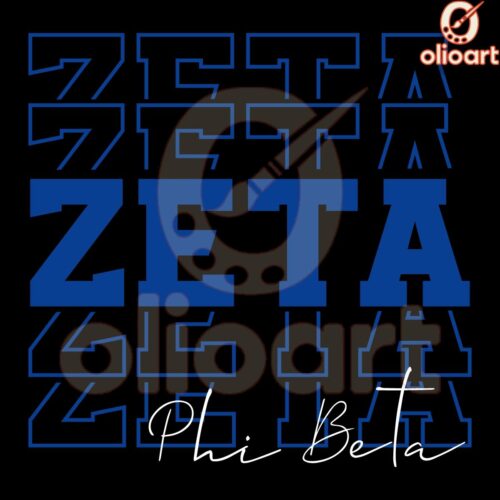 Retro Zeta Phi Beta Sorority SVG Vintage Vibes in Style