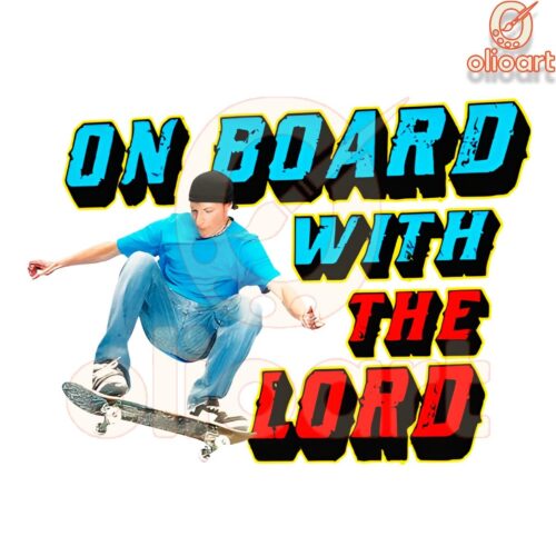 Ride with the Lord in Style PNG Design