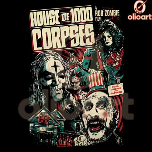 Rob Zombies House of 1000 Corpses Art PNG Download