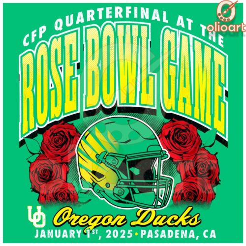 Rose Bowl Showdown Oregon Ducks Football CFP Quarterfinal PNG