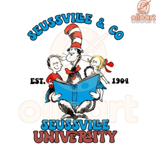 Seussville University Since 1904 SVG File Download Now