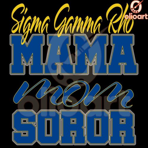 Sigma Gamma Rho Soror Mom SVG Design