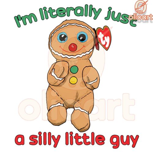 Silly Little Guy Gingerbread PNG Too Cute to Resist