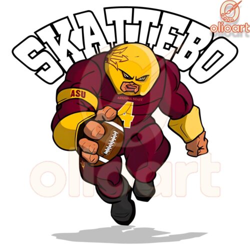 Skattebo Juggernaut Arizona State Sun Devils Football SVGPNG